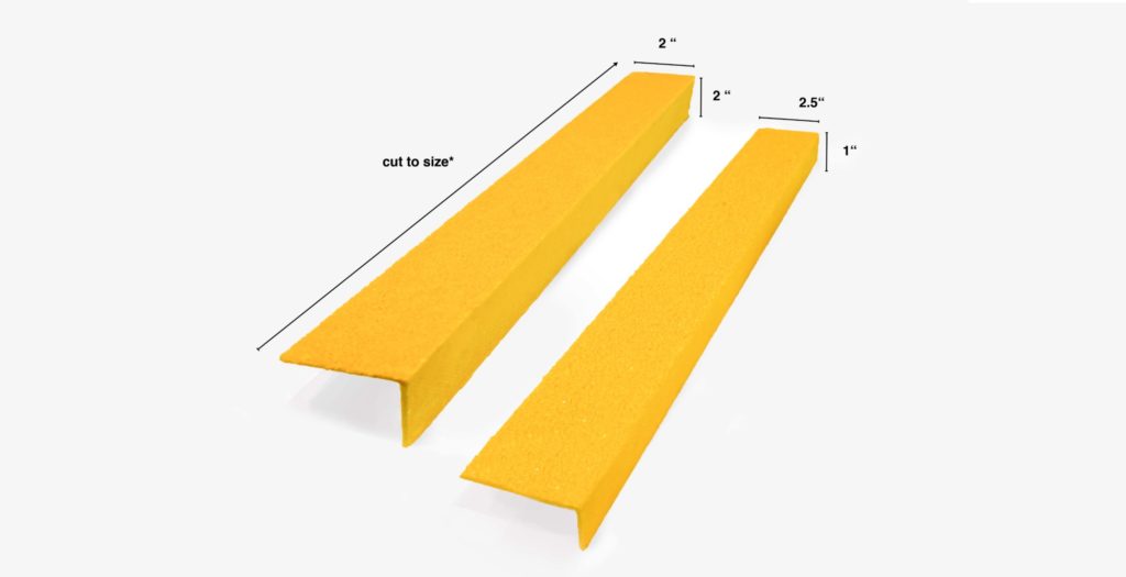 Socein Vinyl Stair Nosing Edge Anti Slip Traction Treads Stair